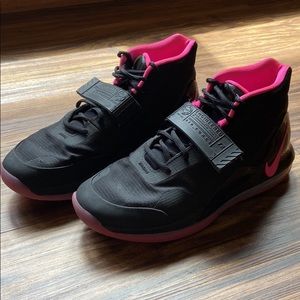 Size 9.5 black and pink barely worn